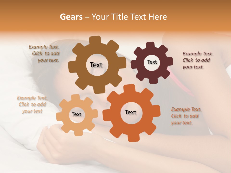 Close Lying Person PowerPoint Template