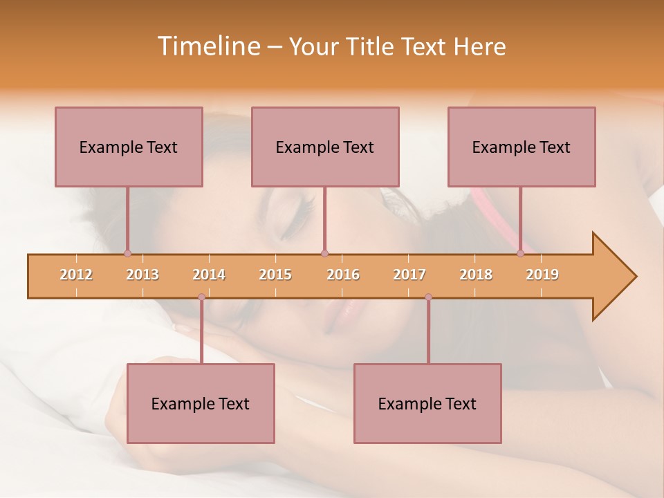 Close Lying Person PowerPoint Template