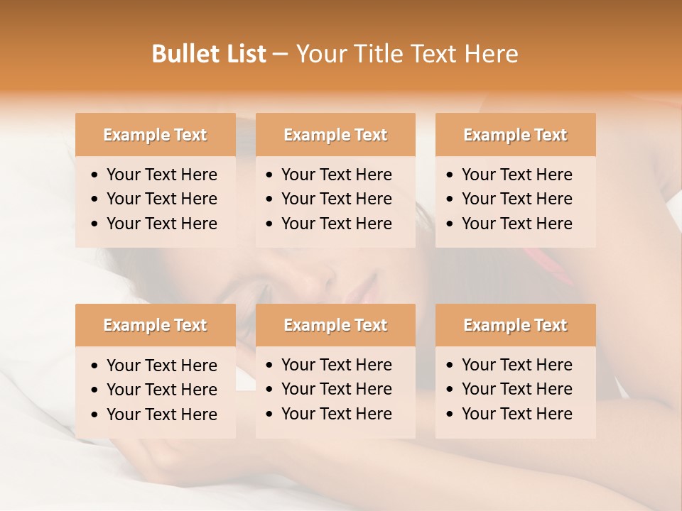 Close Lying Person PowerPoint Template