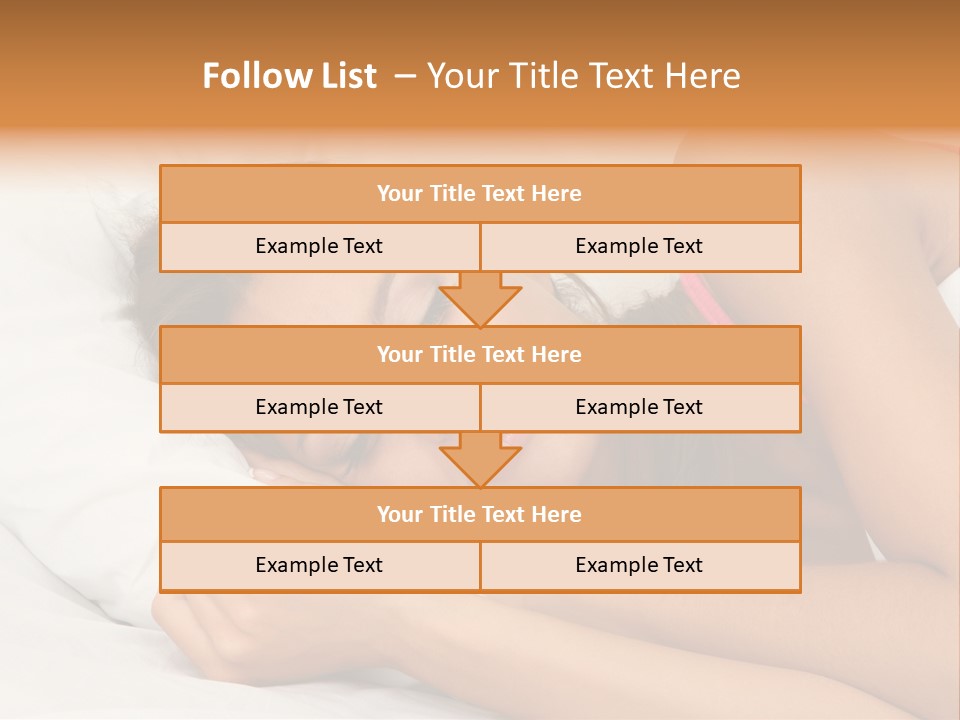 Close Lying Person PowerPoint Template