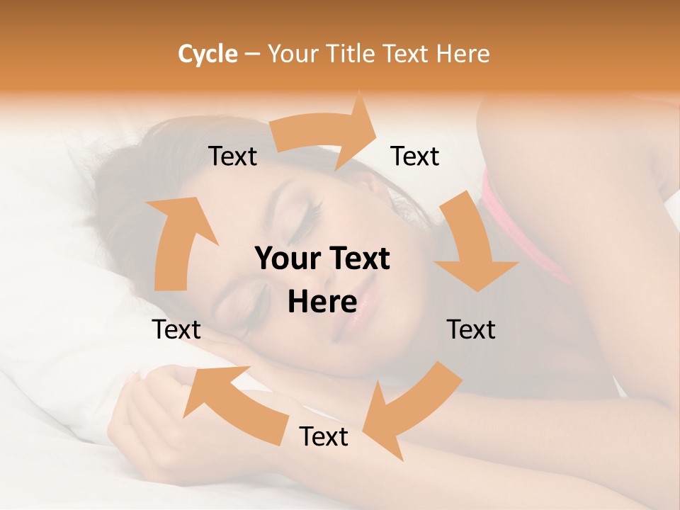 Close Lying Person PowerPoint Template