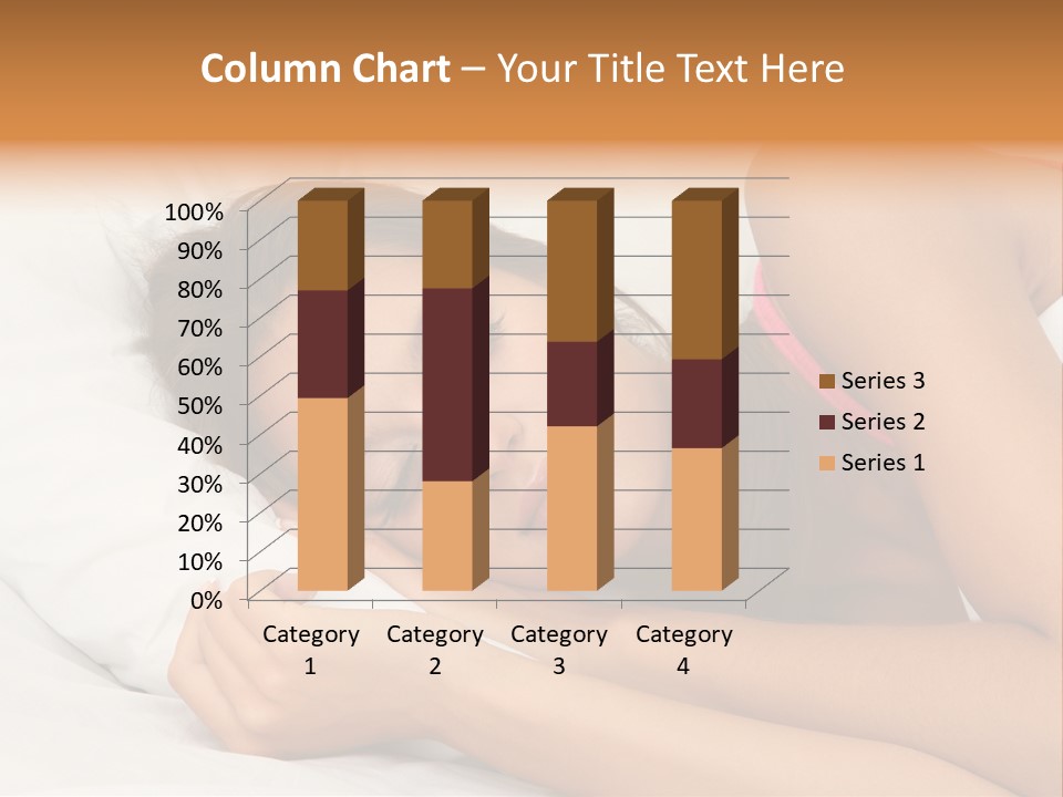 Close Lying Person PowerPoint Template