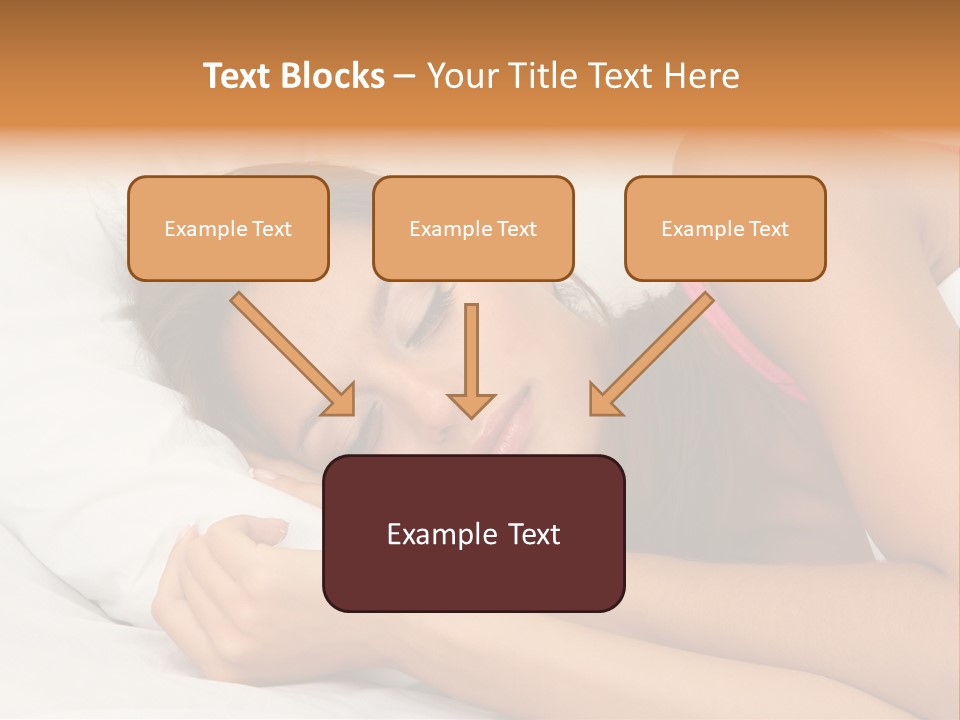 Close Lying Person PowerPoint Template