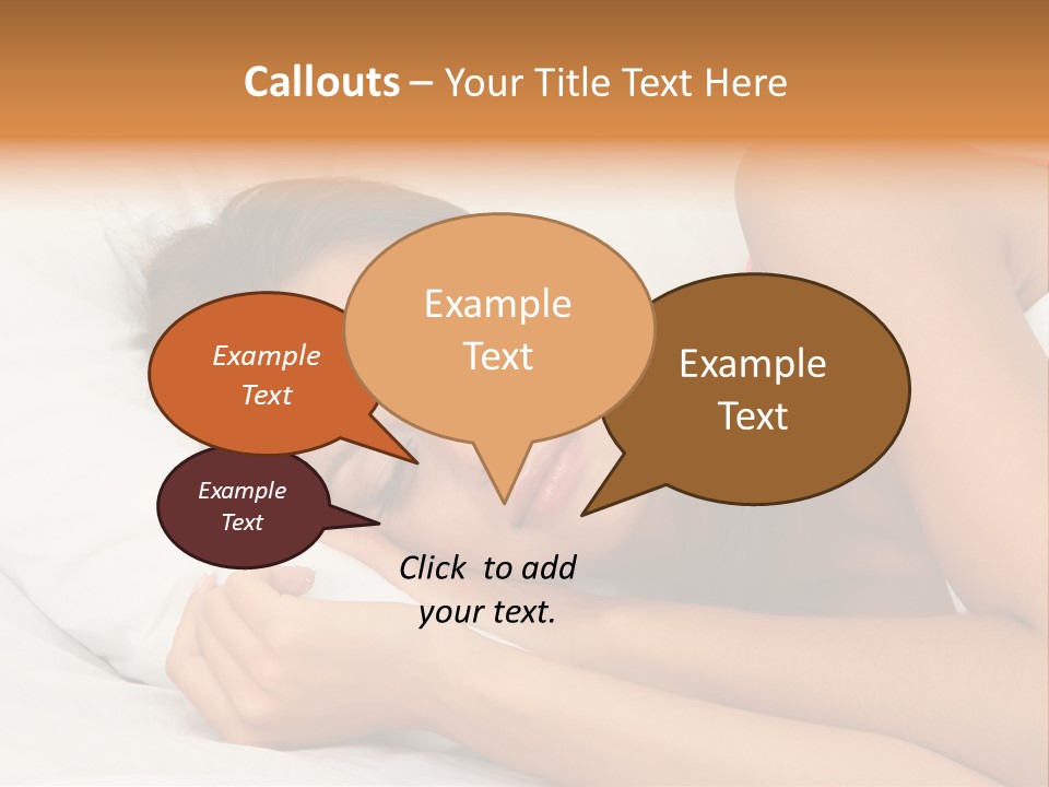 Close Lying Person PowerPoint Template