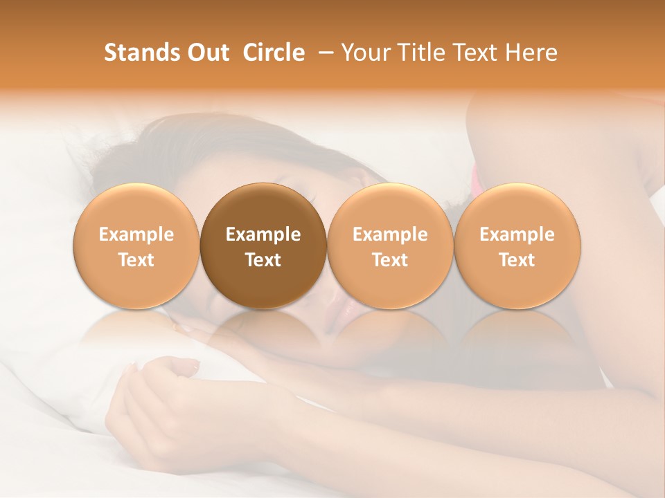 Close Lying Person PowerPoint Template