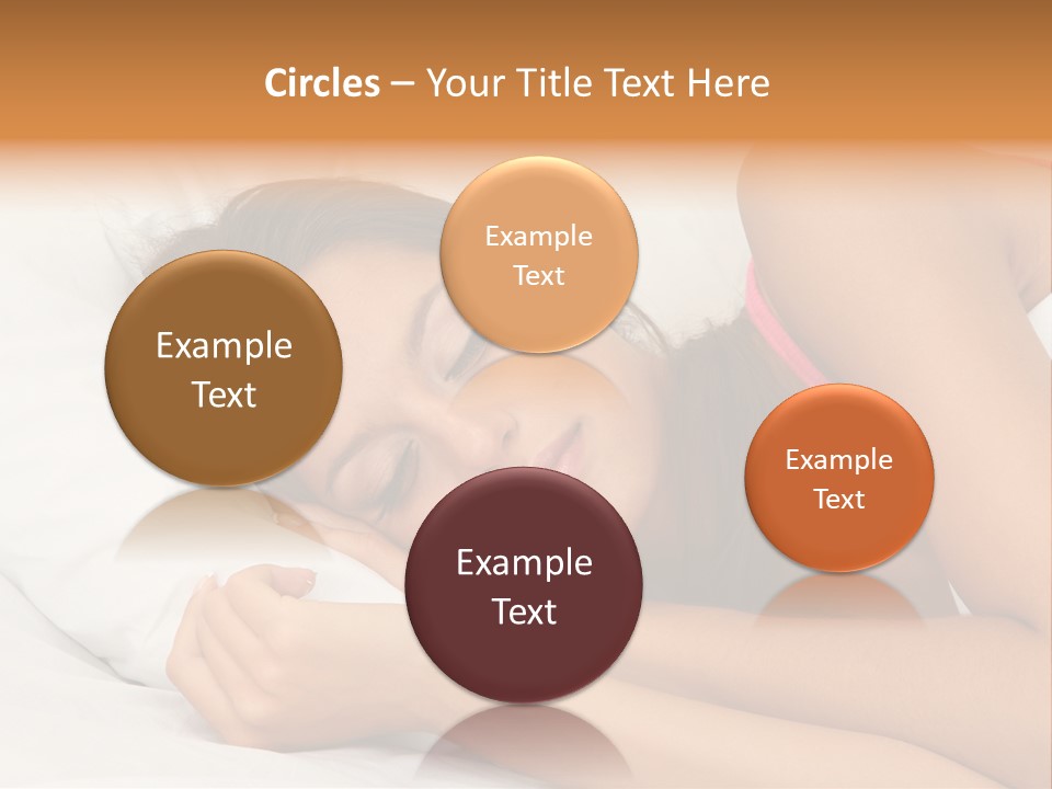 Close Lying Person PowerPoint Template