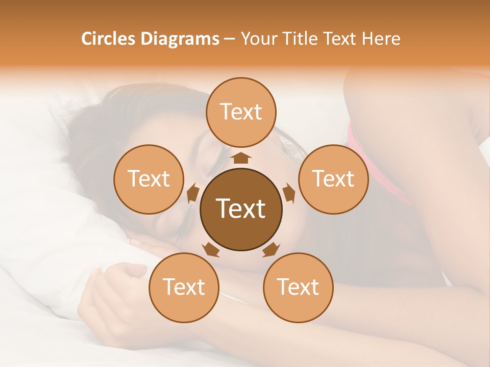 Close Lying Person PowerPoint Template