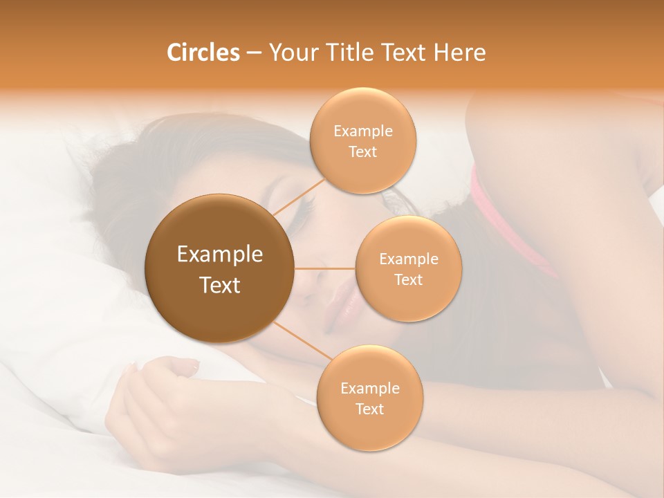 Close Lying Person PowerPoint Template