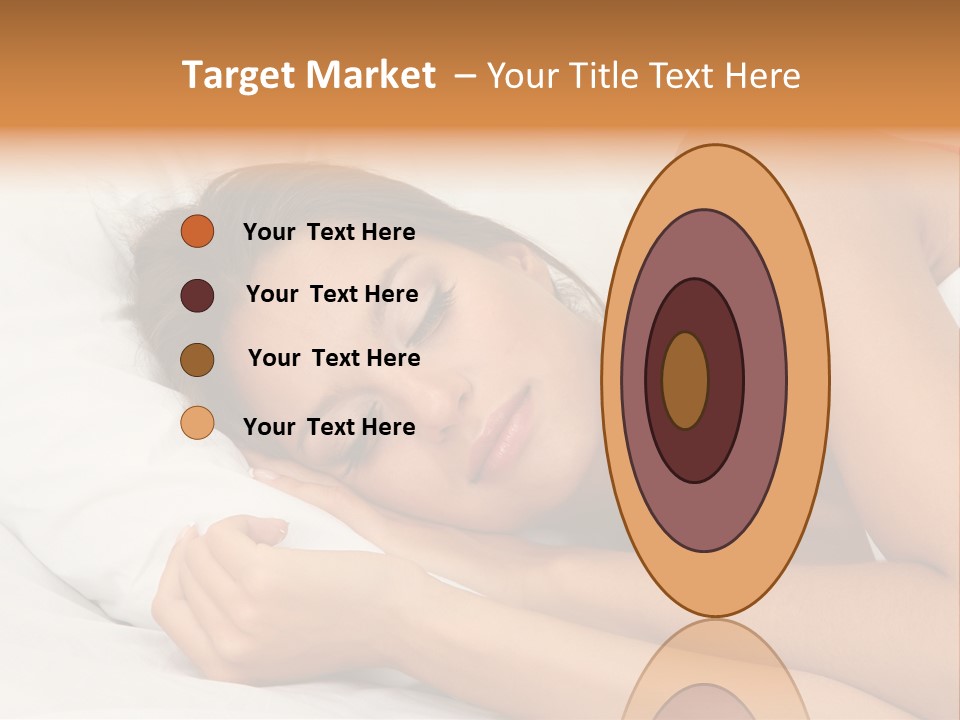 Close Lying Person PowerPoint Template