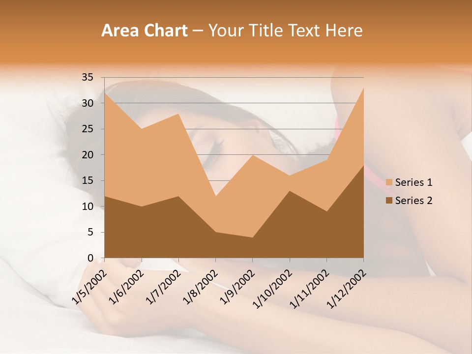 Close Lying Person PowerPoint Template