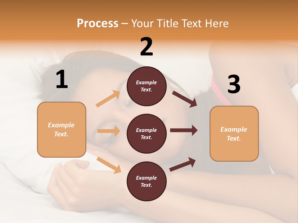 Close Lying Person PowerPoint Template