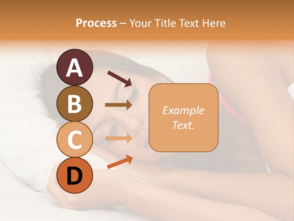 Close Lying Person PowerPoint Template