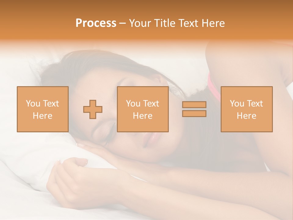 Close Lying Person PowerPoint Template