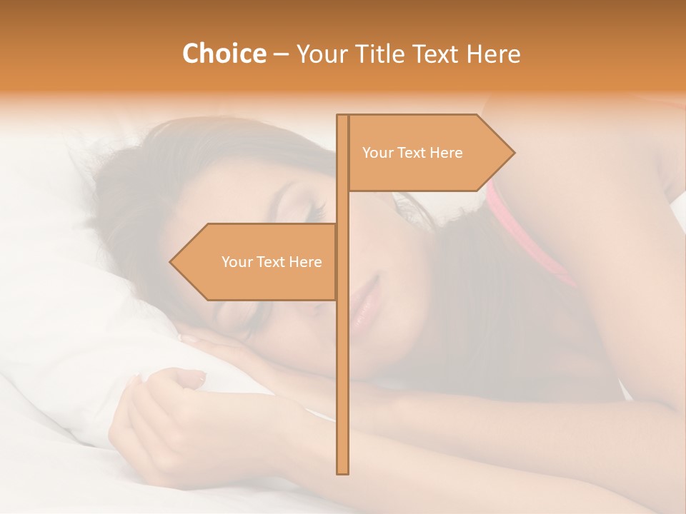 Close Lying Person PowerPoint Template