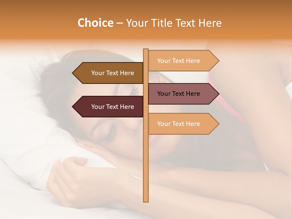 Close Lying Person PowerPoint Template