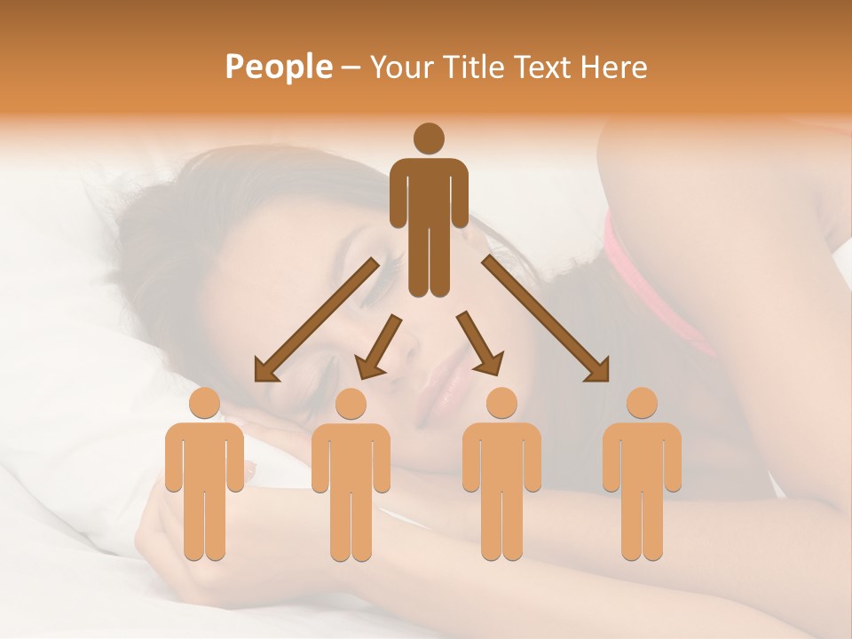 Close Lying Person PowerPoint Template
