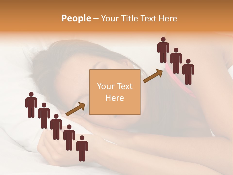 Close Lying Person PowerPoint Template