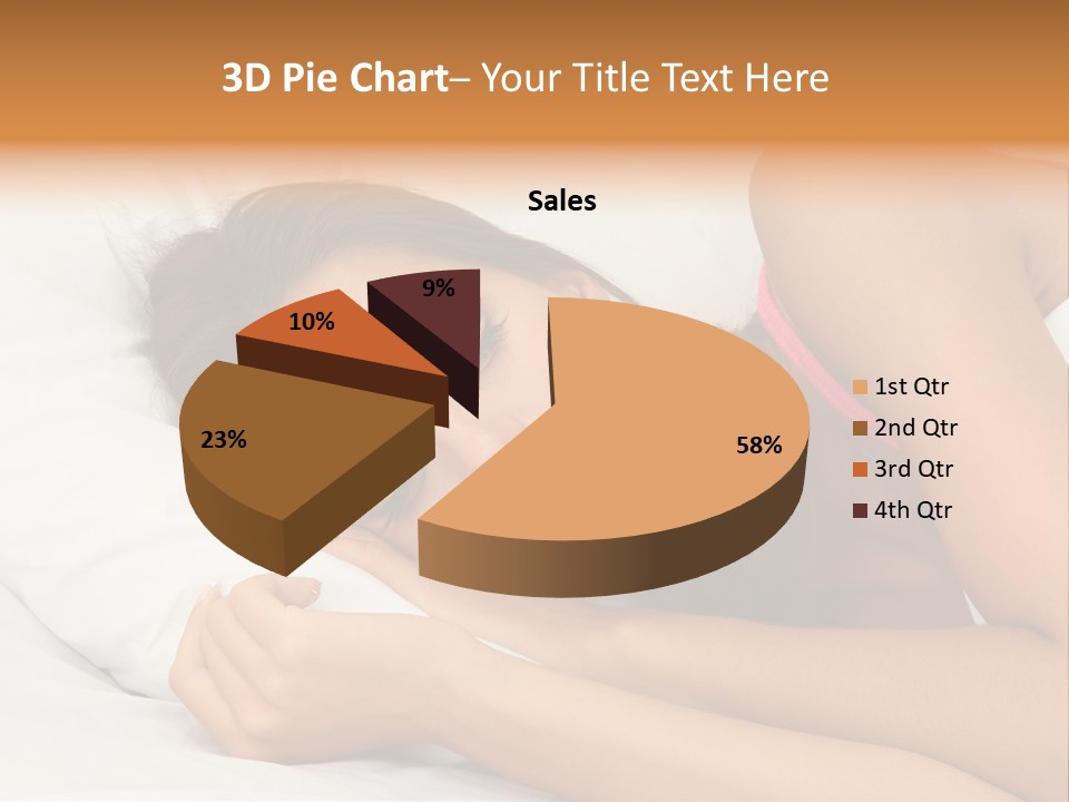 Close Lying Person PowerPoint Template