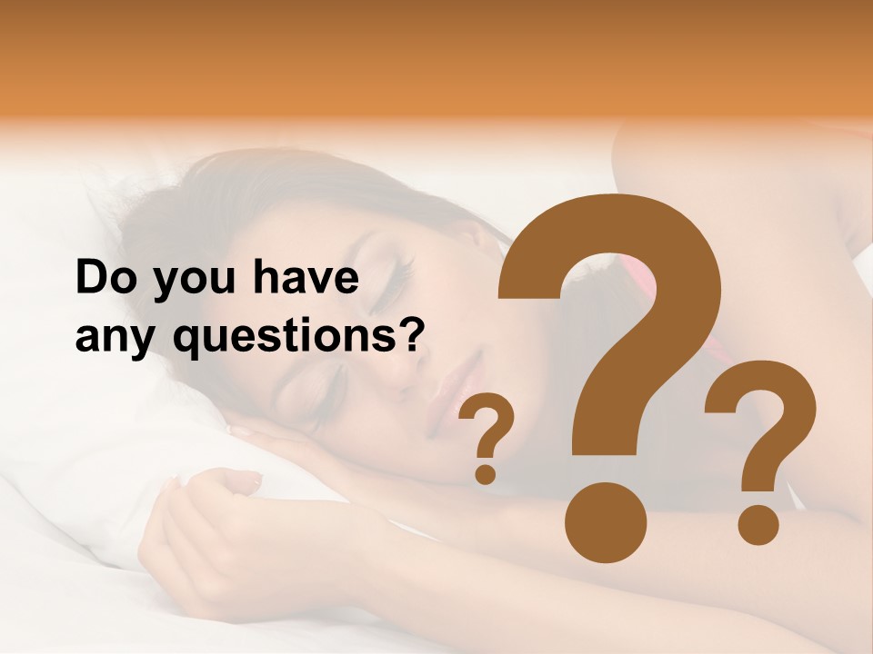 Close Lying Person PowerPoint Template