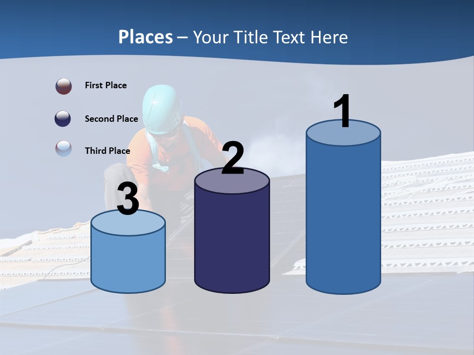 Energy Technology Roof PowerPoint Template