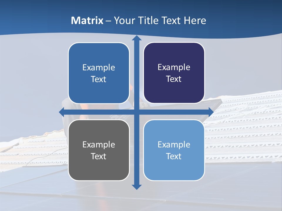Energy Technology Roof PowerPoint Template