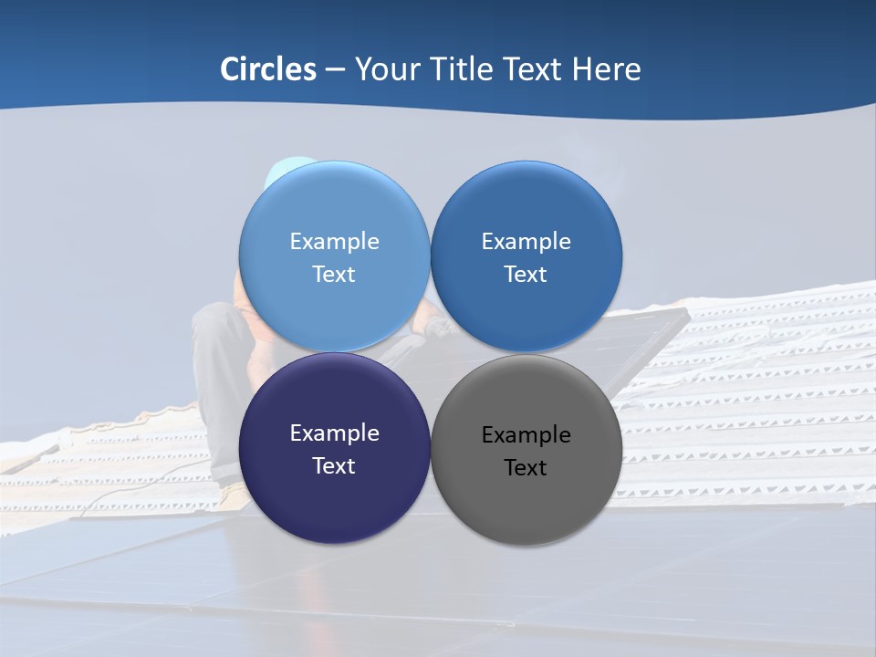 Energy Technology Roof PowerPoint Template