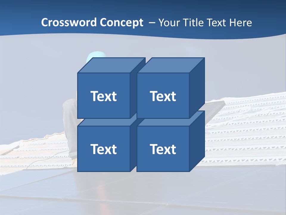 Energy Technology Roof PowerPoint Template