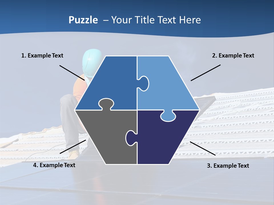 Energy Technology Roof PowerPoint Template
