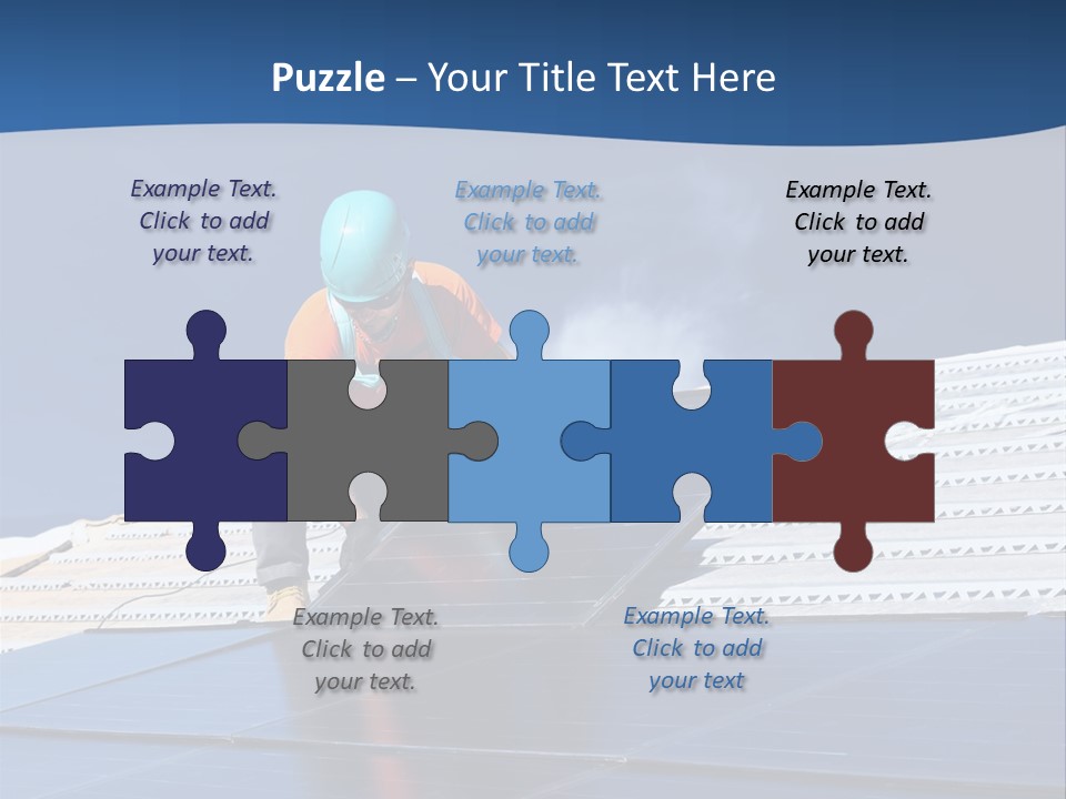 Energy Technology Roof PowerPoint Template