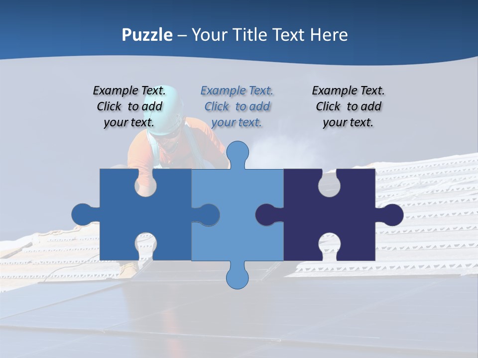 Energy Technology Roof PowerPoint Template