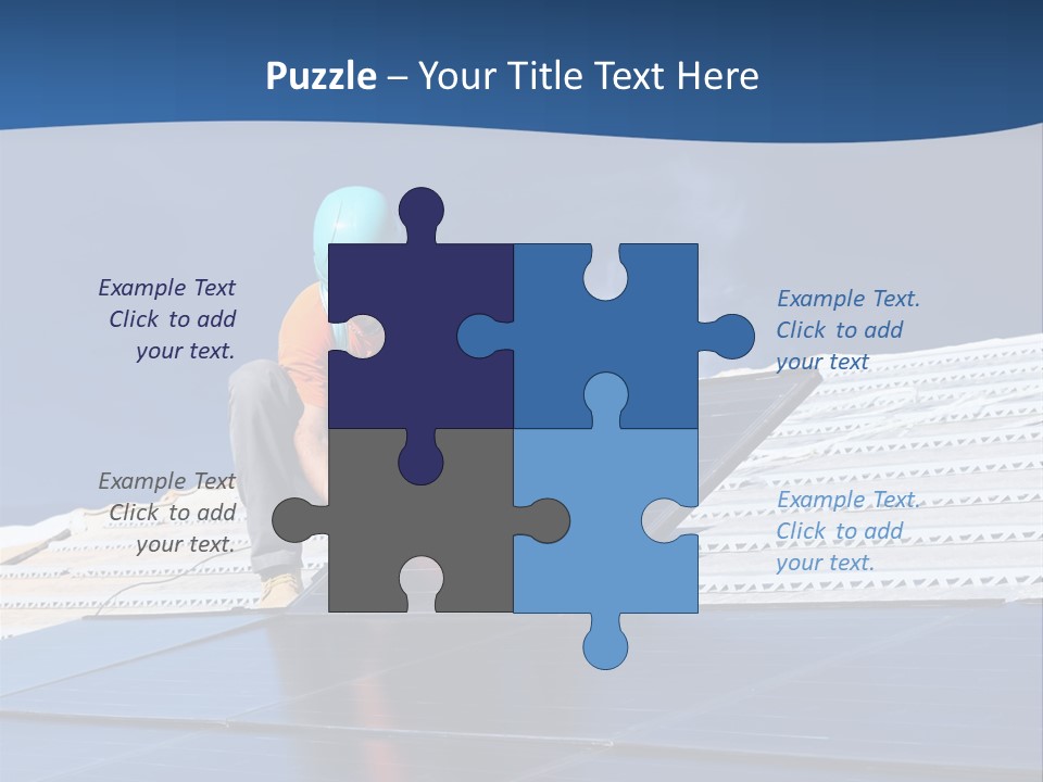 Energy Technology Roof PowerPoint Template