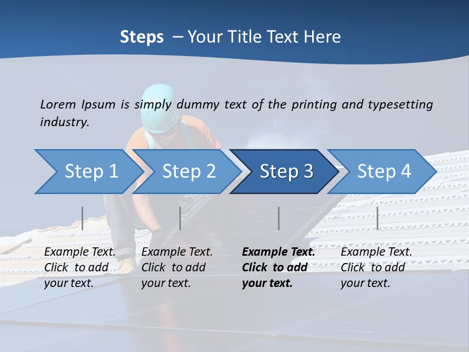 Energy Technology Roof PowerPoint Template