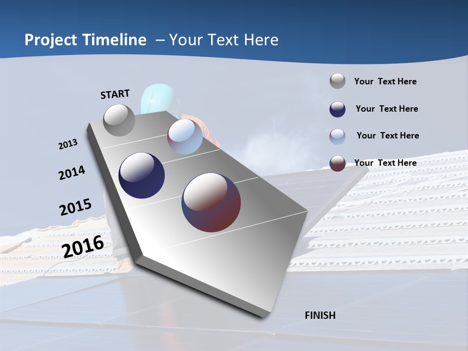 Energy Technology Roof PowerPoint Template