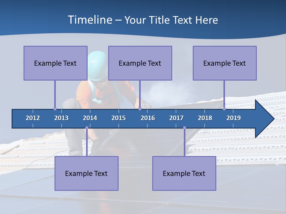Energy Technology Roof PowerPoint Template