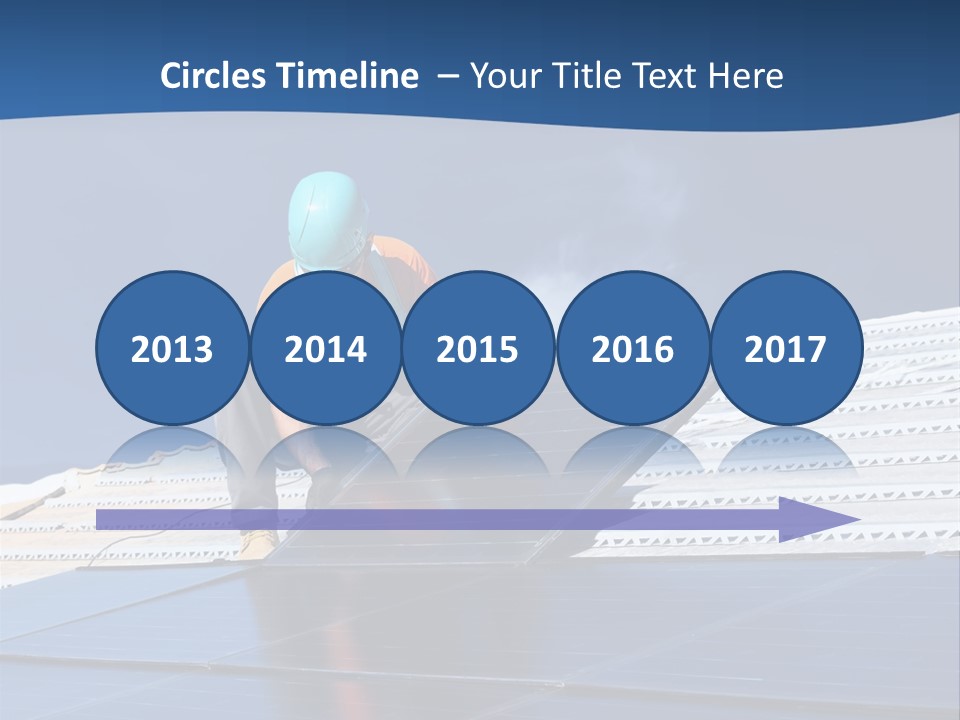 Energy Technology Roof PowerPoint Template