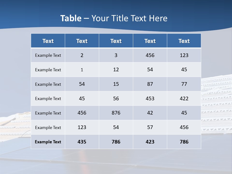 Energy Technology Roof PowerPoint Template