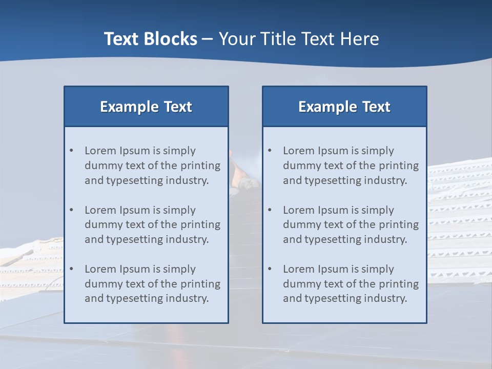 Energy Technology Roof PowerPoint Template