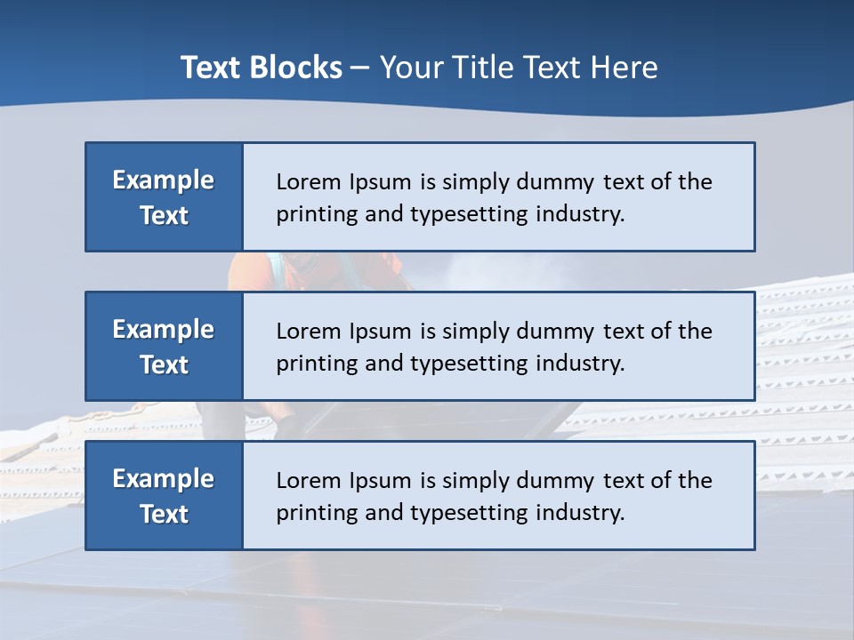 Energy Technology Roof PowerPoint Template