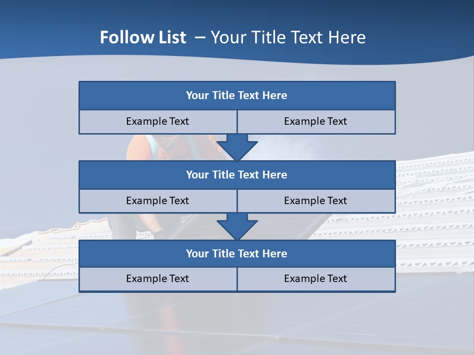 Energy Technology Roof PowerPoint Template