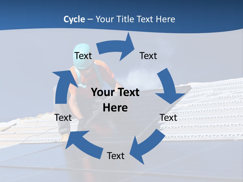 Energy Technology Roof PowerPoint Template