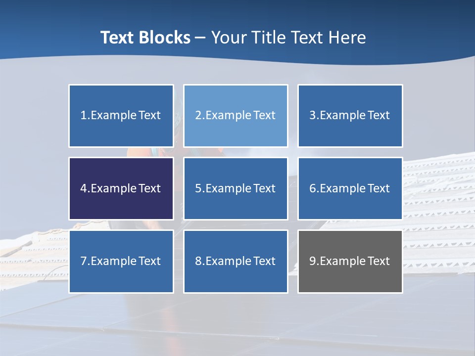 Energy Technology Roof PowerPoint Template