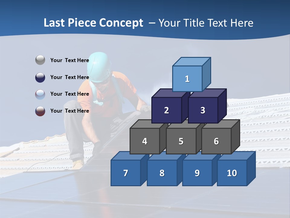 Energy Technology Roof PowerPoint Template