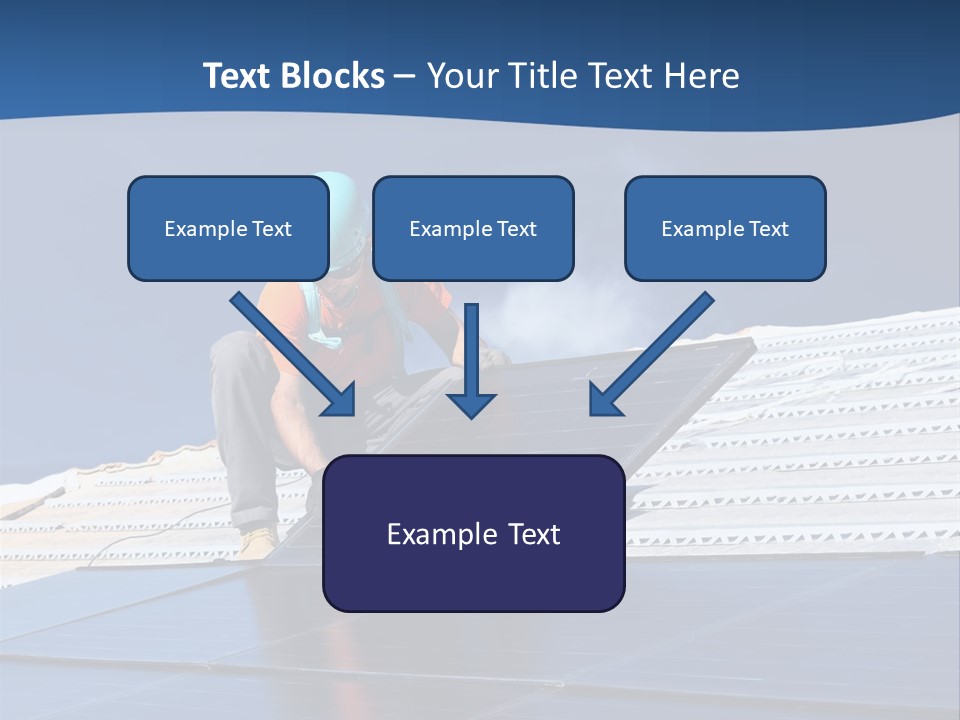 Energy Technology Roof PowerPoint Template