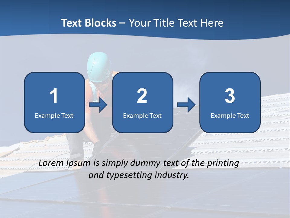Energy Technology Roof PowerPoint Template