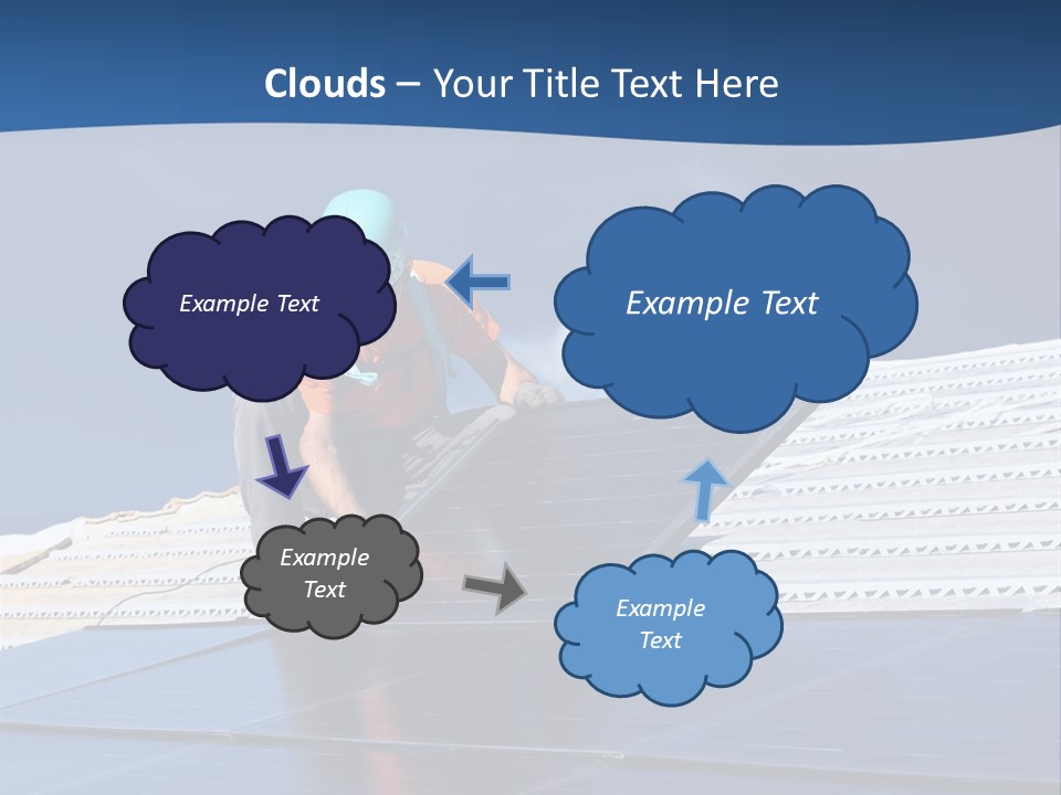 Energy Technology Roof PowerPoint Template