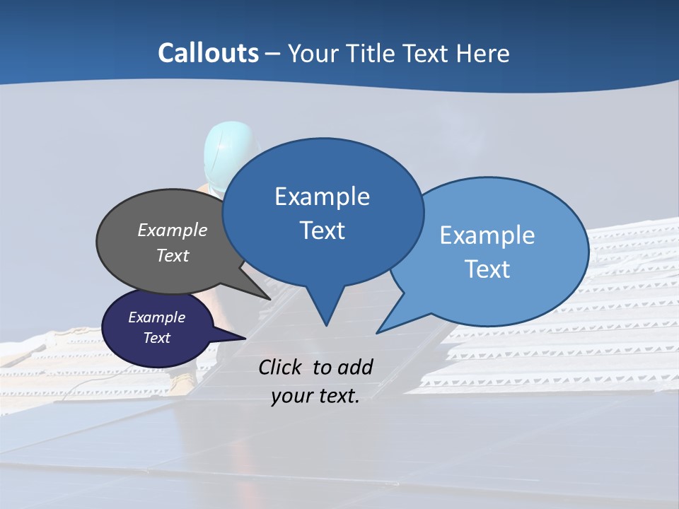 Energy Technology Roof PowerPoint Template