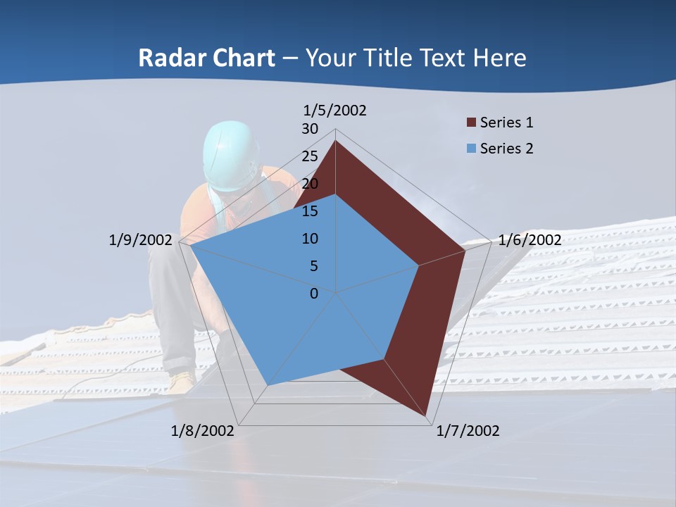 Energy Technology Roof PowerPoint Template