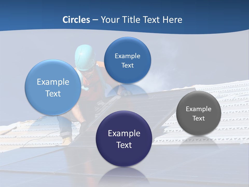 Energy Technology Roof PowerPoint Template