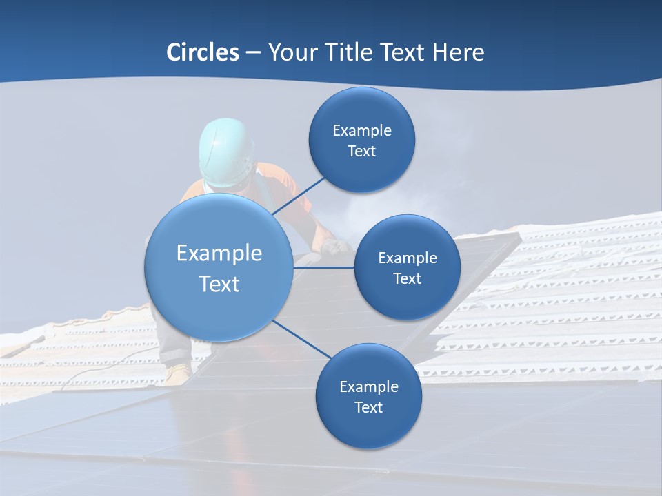 Energy Technology Roof PowerPoint Template