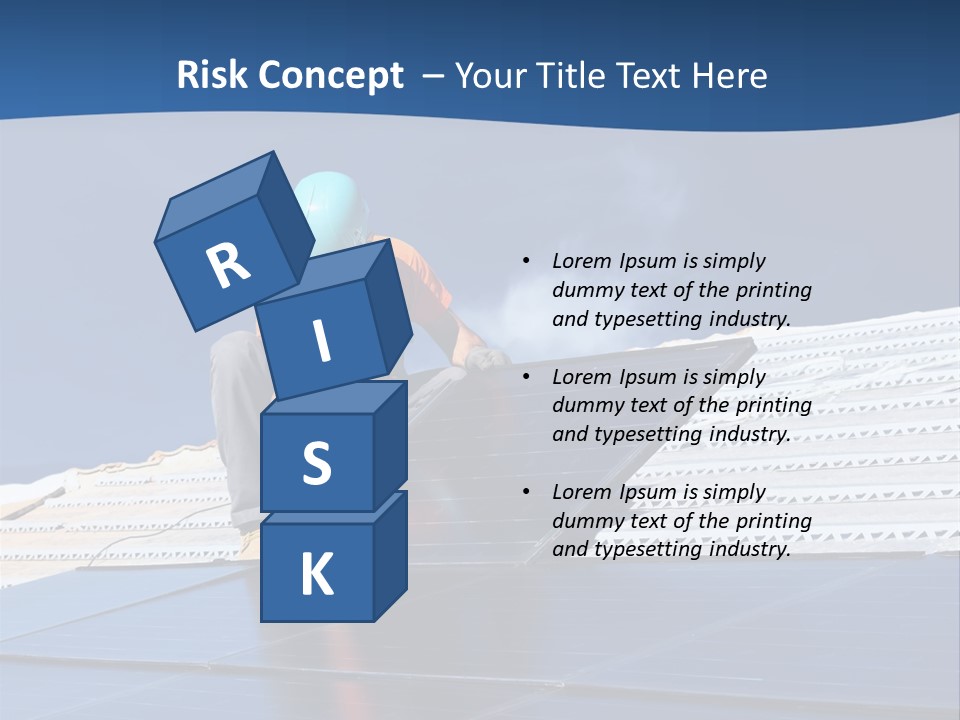 Energy Technology Roof PowerPoint Template